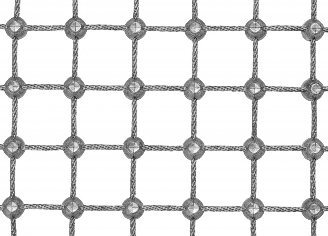 Maßgefertigtes Netz aus Draht mit 25 mm Maschenweite | Schutznetze24