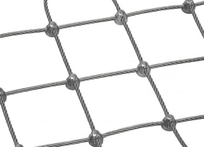 Maßgefertigtes Netz aus Edelstahl mit 6,0 mm Materialstärke
