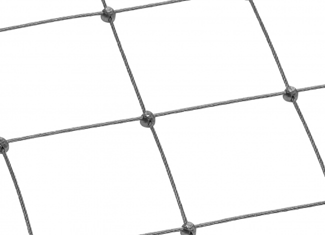 Maßgefertigtes Schutznetz aus Edelstahl mit 5,0 mm Materialstärke