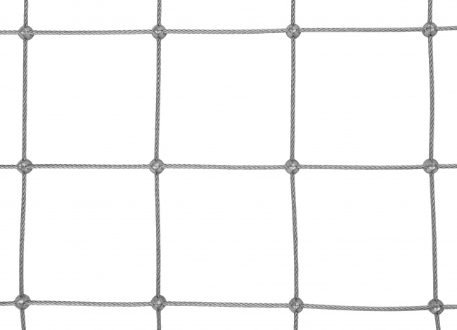 Maßgefertigtes Schutznetz aus Stahl mit 5,0 mm Materialstärke | Schutznetze24
