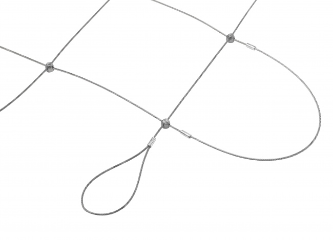 Steel Netting by the m² with 200 mm Mesh Size | Safetynet365