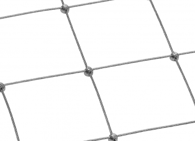Maßgeschneidertes Drahtseilnetz per m² mit 5,0 mm Materialstärke