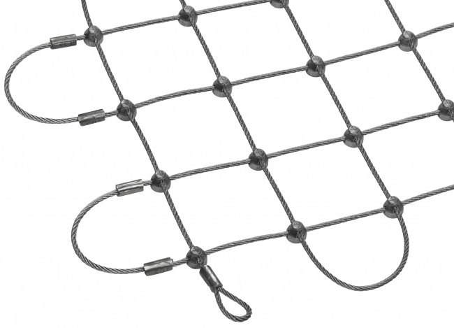 Stainless Steel Net Made to Measure with 50 mm Mesh Size | Safetynet365