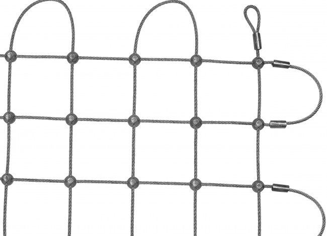 Stainless Steel Net Made to Measure with 50 mm Mesh Size | Safetynet365