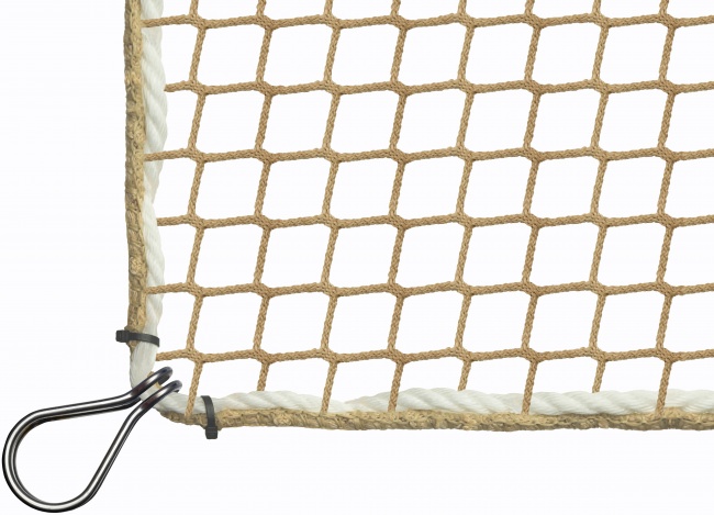 Fall Safety Net by the m² (Custom-Made) with Thimble Hooks | Safetynet365