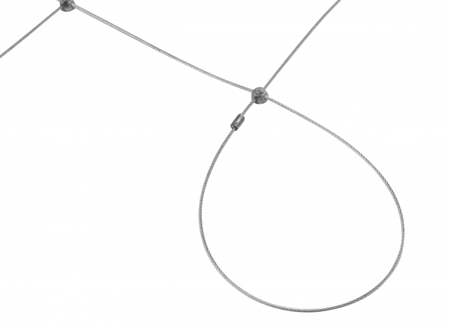 Custom-made Steel Wire Trellis Netting 150 mm Mesh Size | Safetynet365