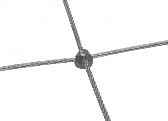 Schutznetz aus Edelstahl mit 3,0 mm Materialstärke