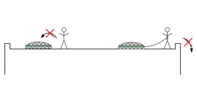 Safety Net for Securing Light Domes 2.00 x 2.00 m | Safetynet365