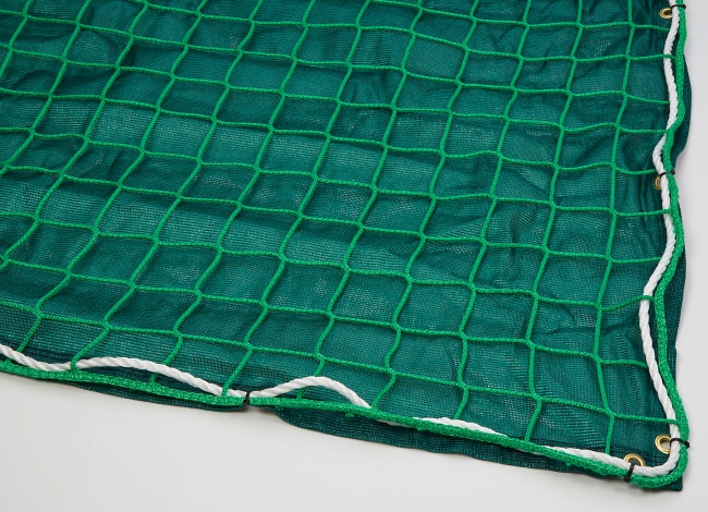 Safety Net with Overlay Panel (100 mm Mesh, Heavy Woven Fabric) | Safetynet365
