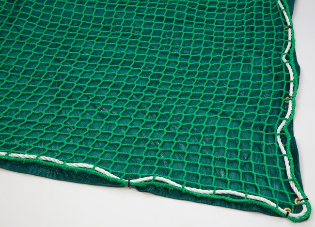 Safety Net with Overlay Panel (45 mm Mesh, Heavy Woven Fabric) | Safetynet365