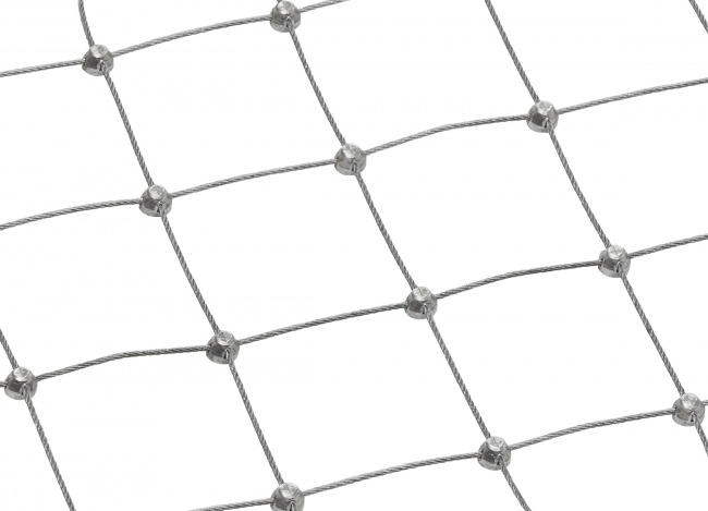 Steel Wire Rope Net with 50 mm Mesh Size | safetynet365.com