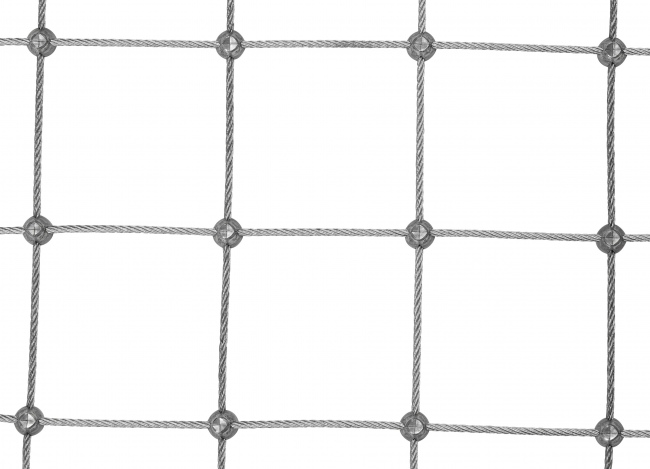 Steel Wire Rope Net by the m² (6.0 mm/150 mm) | Safetynet365