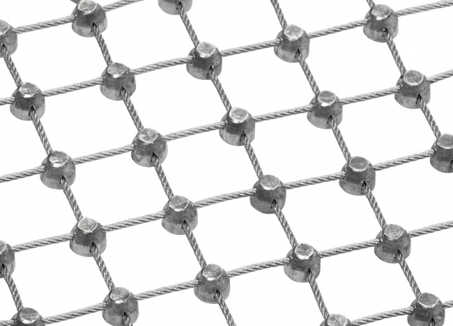 Custom-made Wire Mesh Netting with 25 mm Mesh Size