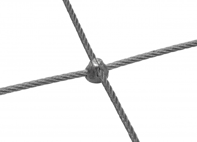 Stainless Steel Net by the m² with 4.0 mm Rope Diameter