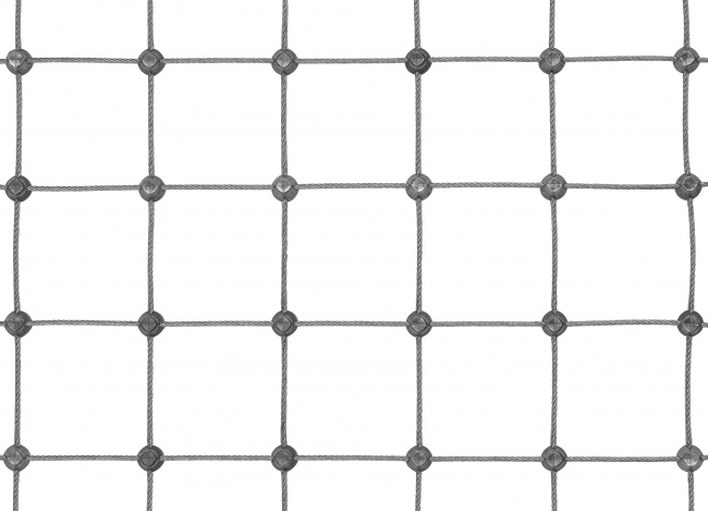 Custom-made Stainless Steel Wire Rope Mesh with 50 mm Mesh Size | Safetynet365