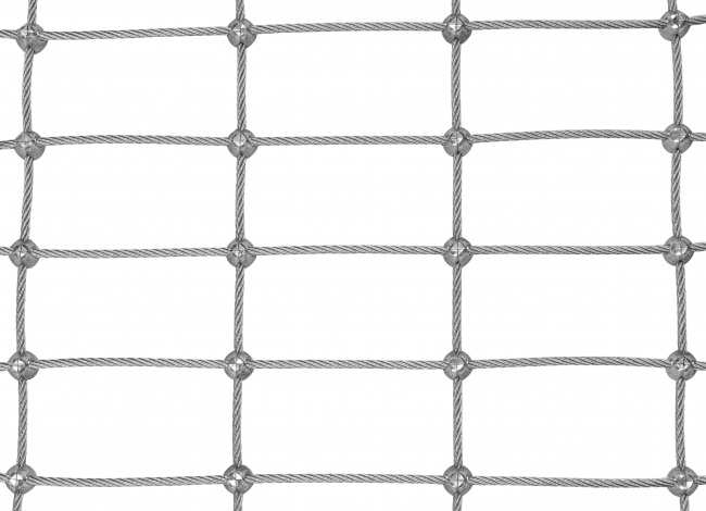 Stahlseilnetz mit 4,0 mm Materialstärke | Schutznetze24