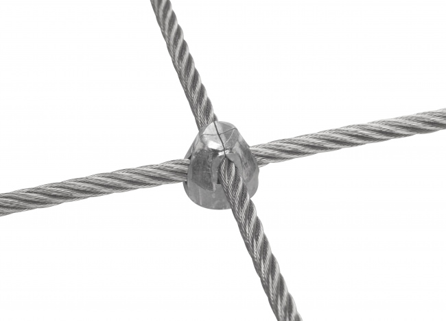Steel Rope Mesh by the m² (6.0 mm/200 mm) | Safetynet365