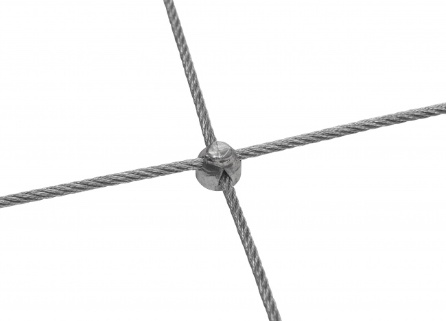 Stahlseilnetz per m² mit 5,0 mm Materialstärke | Schutznetze24