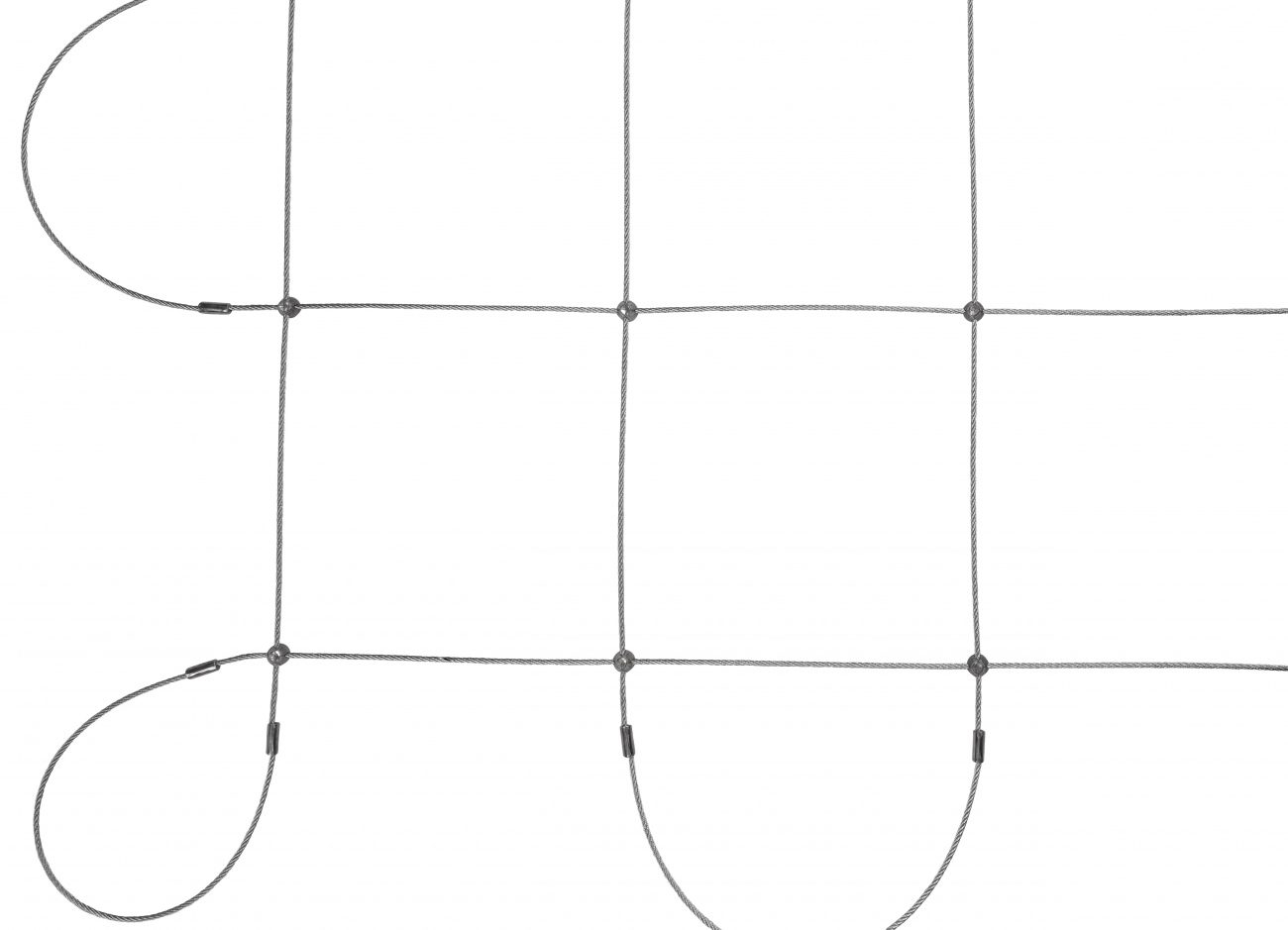 Steel Thread Net Stainless Steel Netting (2.0 mm/250 mm) | Safetynet365