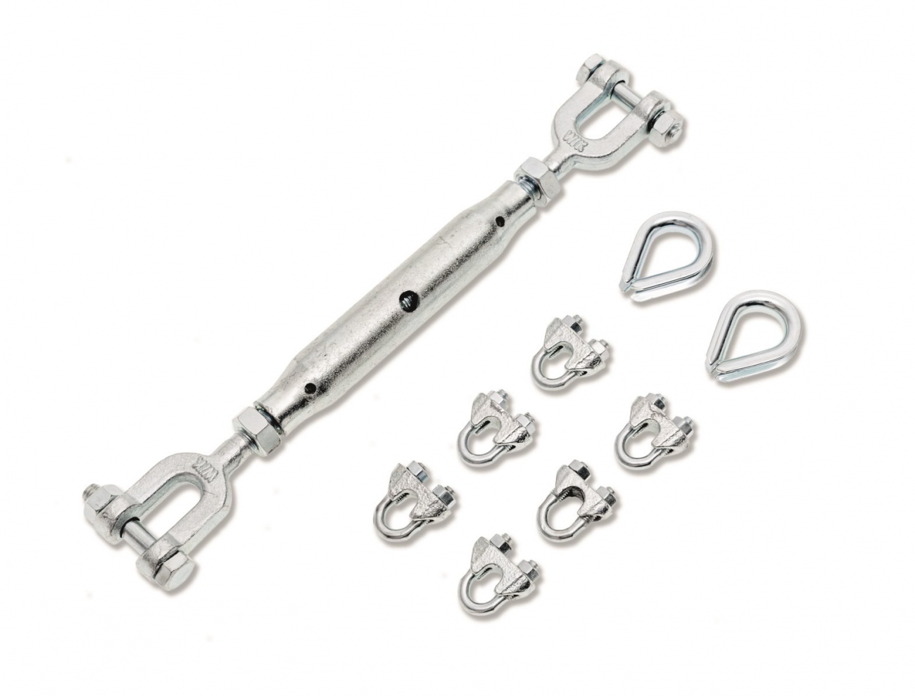 Shroud Turnbuckle With Brackets M10 (set) 