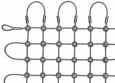 Stainless Steel Wire Rope Net (2.5 mm/25 mm) | Safetynet365