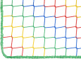 Handball Goal Net, Colorful | Safetynet365