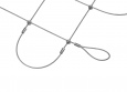 Steel Rope Mesh with 2.5 mm Rope Diameter | Safetynet365