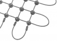 Custom-made Stainless Steel Rope Mesh with 25 mm Mesh Size | Safetynet365