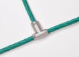 Custom-Made Scramble Net with Aluminium Knots | Safetynet365