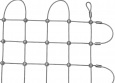 Steel Wire Rope Mesh Made to Measure with 50 mm Mesh Size | Safetynet365