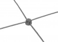 Stainless Steel Wire Rope Net by the m² with 125 mm Mesh Size | Safetynet365