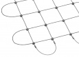 Steel Wire Rope Mesh by the m² with 75 mm Mesh Size | Safetynet365