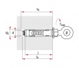 Heavy-Duty Anchor Bolt M12 with Eyelet | Safetynet365