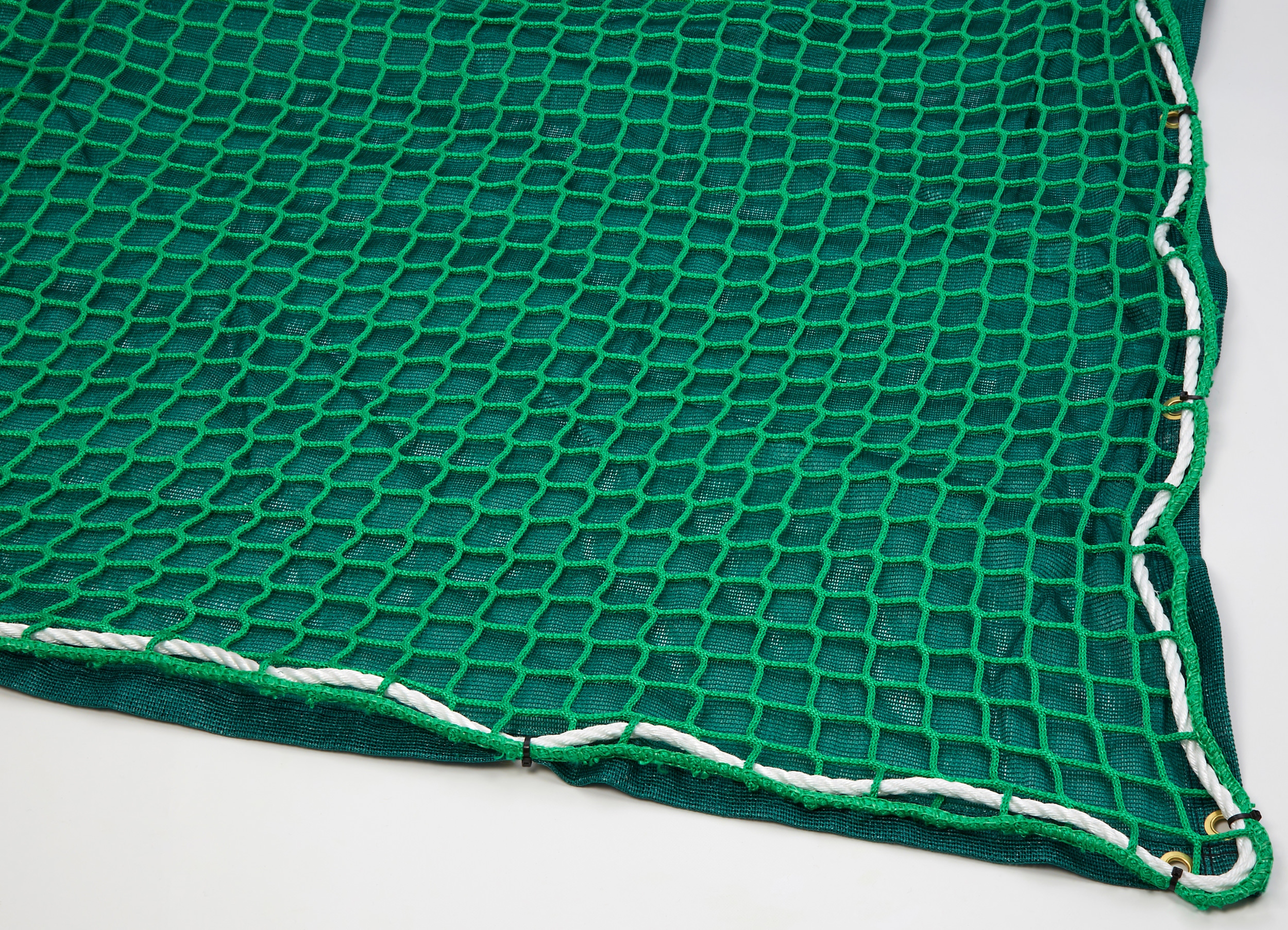 Safety Net with Overlay Panel (45 mm Mesh, Heavy Woven Fabric