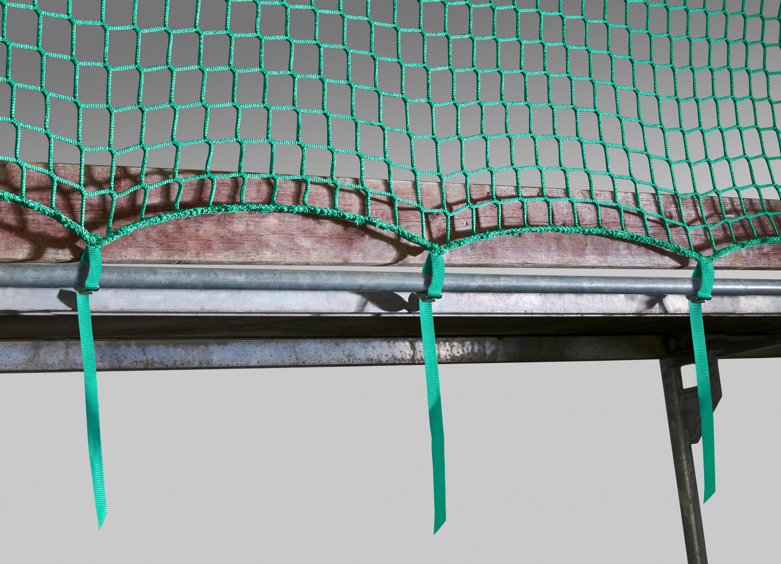 Seitenschutznetz - Dachdeckerfangnetz - Fangnetz- MIT GSV - 2x10m und 2x5m  Farbe 2 x 10 m, mit GSV, Farbe: grün