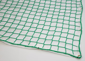 Fall Safety Net with Airtight Tarpaulin 10.00 x 12.00 m