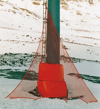 Triangular Ski Slope Net  6.00 x 6.00 m