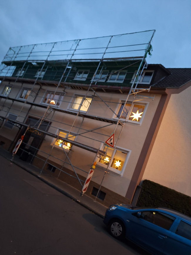 Kundenfoto von Gerüstnetz 2,00 x 5,00 m nach DIN EN 1263-1 