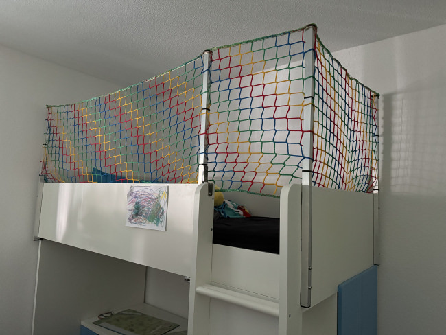 Kundenfoto von Loft Bed Net by the m² (Made to Measure) 
