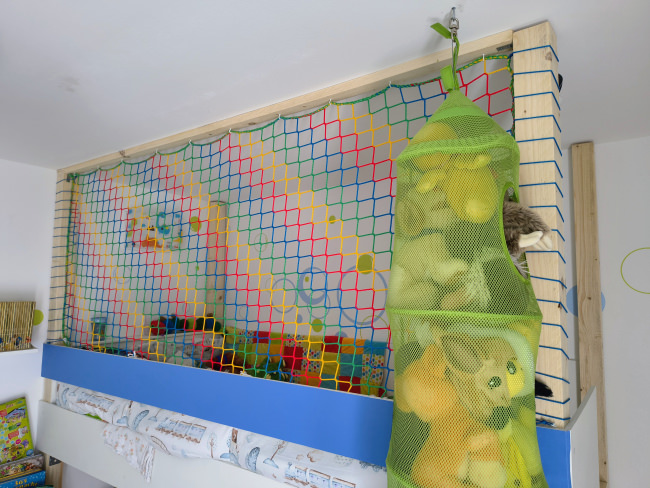 Kundenfoto von Loft Bed Net by the m² (Made to Measure) 