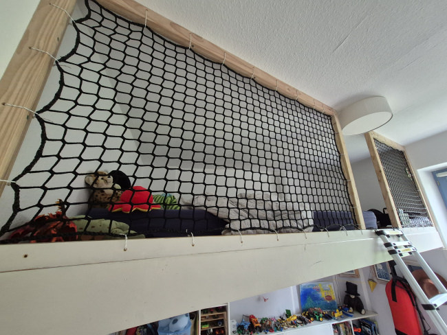 Kundenfoto von Netz nach Maß Ø 4,5 mm / 50 mm, schwarz 