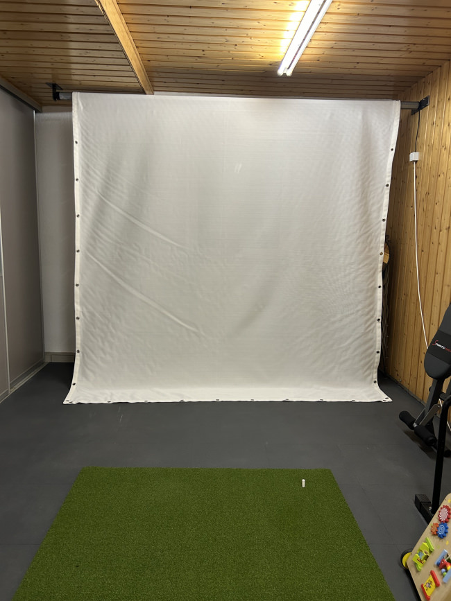 Kundenfoto von Golf Simulator Projection Screen (Made to Measure) 