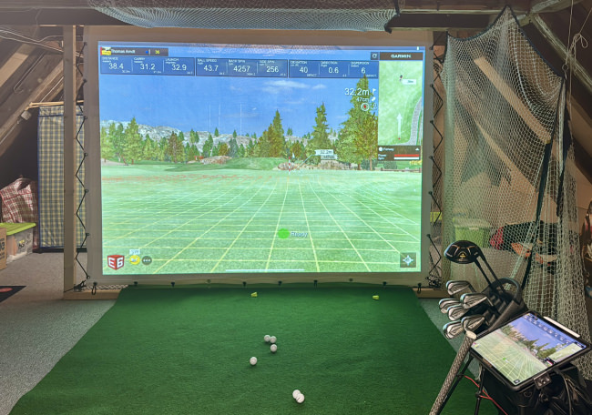 Kundenfoto von Golf Simulator Projection Screen (Made to Measure) 