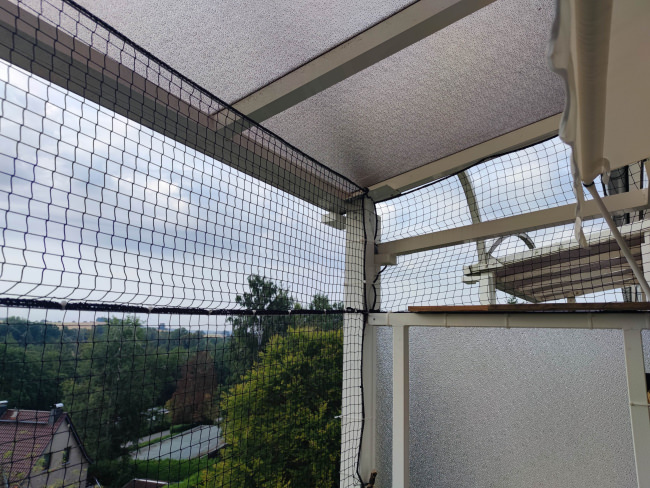 Kundenfoto von Sicherheitsnetz per m² (nach Maß) 1,5/30 mm 