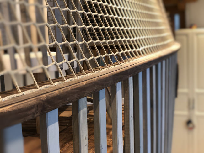 Kundenfoto von Sicherheitsnetz per m² (nach Maß) 1,5/30 mm 