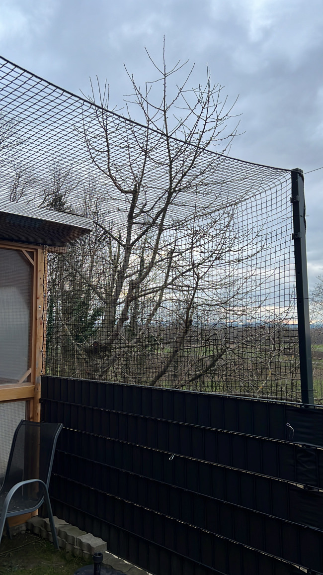 Kundenfoto von Sicherheitsnetz per m² (nach Maß) 1,8/30 mm 