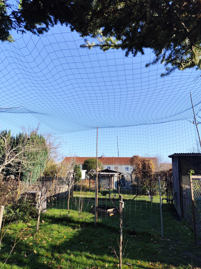 Kundenfoto von Aviary Net by the m², black, Without Edge  