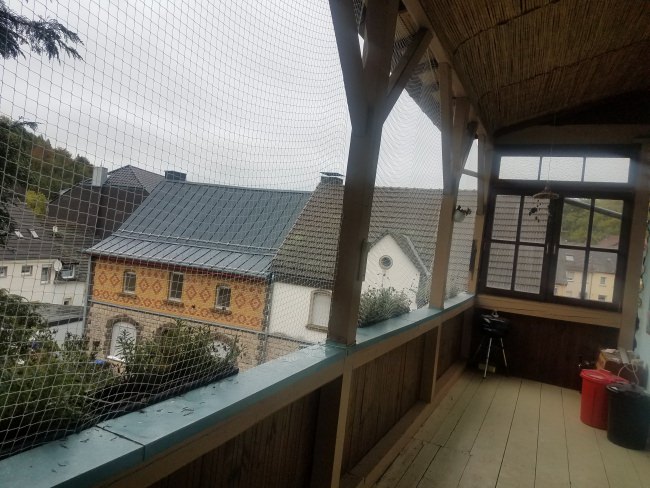 Kundenfoto von Vogelschutznetz per m² (nach Maß) 