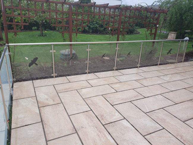 Kundenfoto von Vogelschutznetz per m² (nach Maß) 
