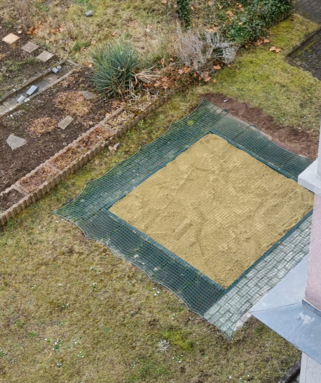 Kundenfoto von Sandpit Cover Net by the m² (Made to Measure) 